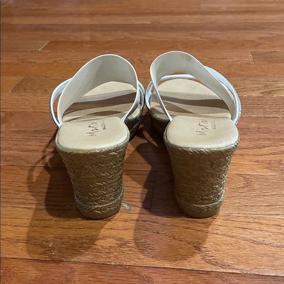 MARELLA White and Silver Women's Sandals size 7 - Picture 4 of 6